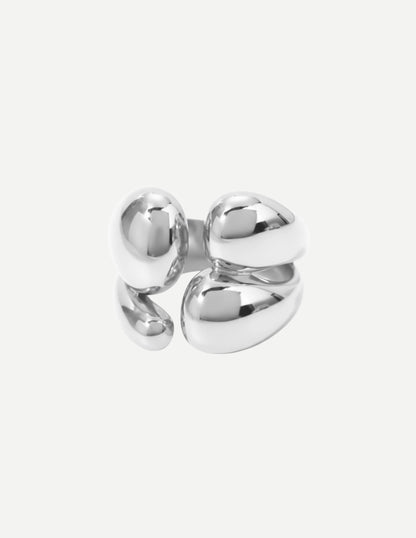 Aenya | Adjustable Gold Silver Mixed Metal Ring 2