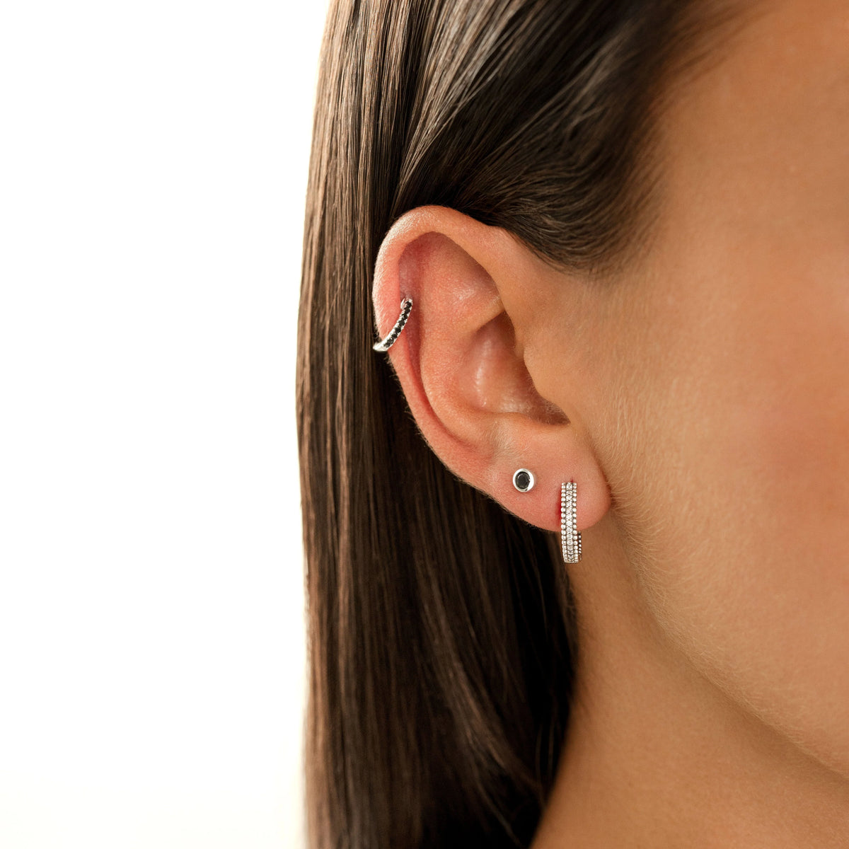Amira | Silver Earrings with Cubic Zirconia 4