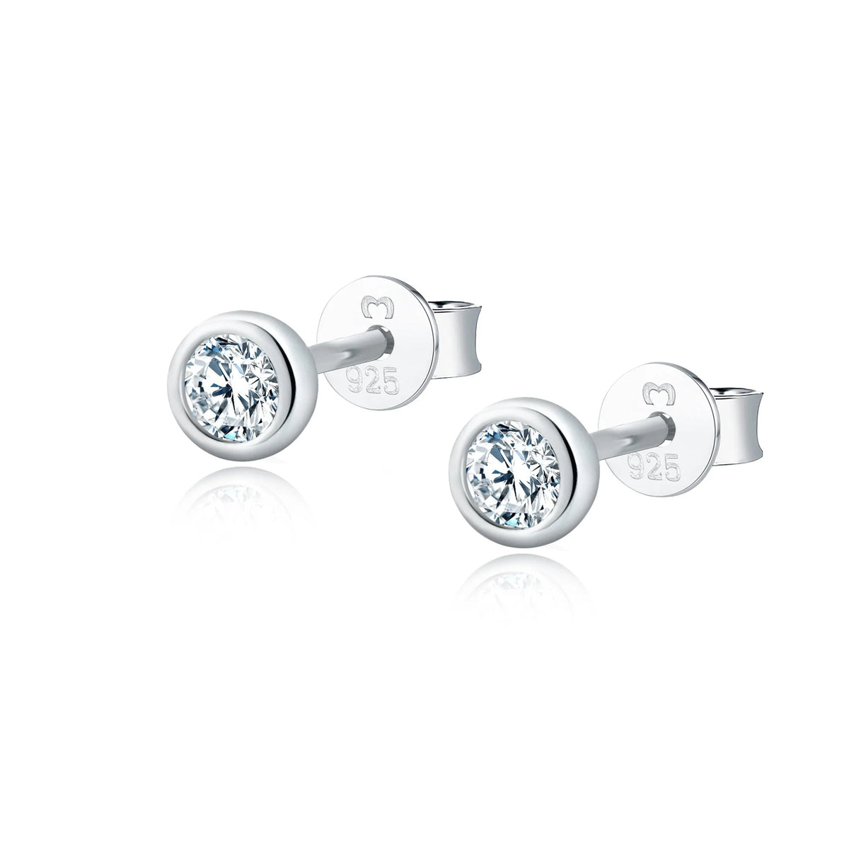 Amira | Silver Earrings with Cubic Zirconia 5