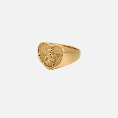 Angel Heart Ring | Women’s Winged Halo Jewelry 0