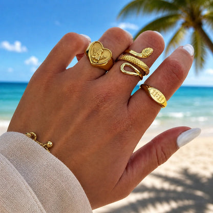 Angel Heart Ring | Women’s Winged Halo Jewelry 2