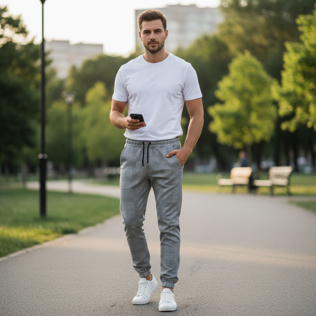 Anton | Pantalon de Jogging Homme Confortable en Polyester