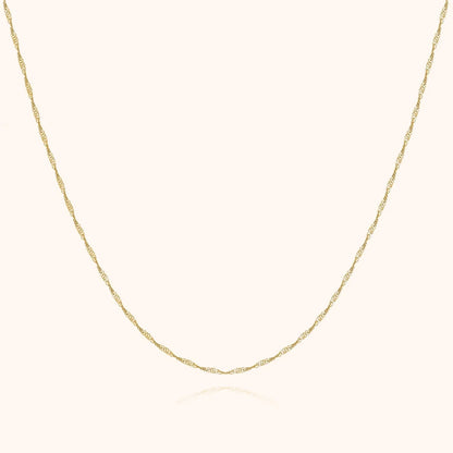 Aurélie Wave Necklace | Sterling Silver Adjustable Jewelry 0