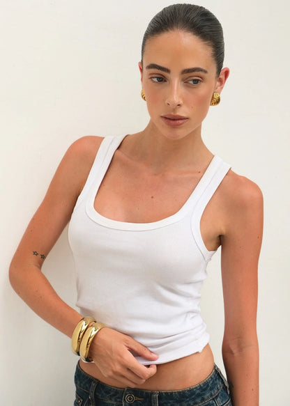 Aven | Women's Gold Tone Bangle Bracelet 4