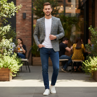 Blazer Homme Léger Slim | Veste Blazer Décontractée Élégante