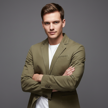 Blazer léger décontracté homme | Style raffiné quotidien