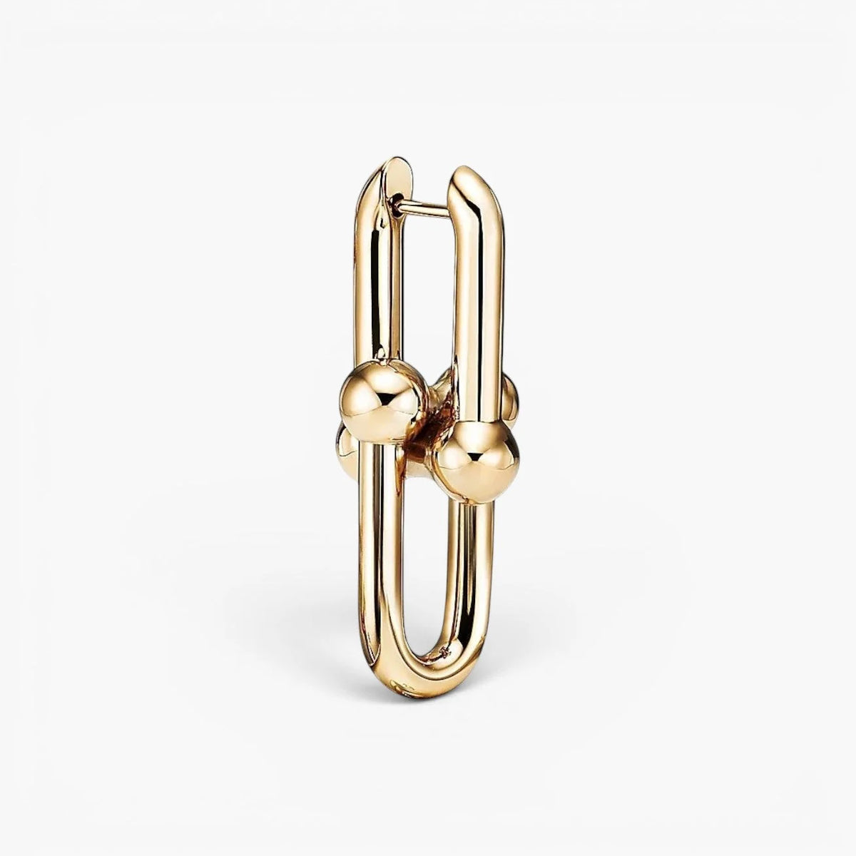 Bold Link Drop Earrings | Gold-Tone Statement Jewelry 0