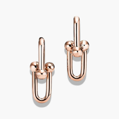 Bold Link Drop Earrings | Gold-Tone Statement Jewelry 8