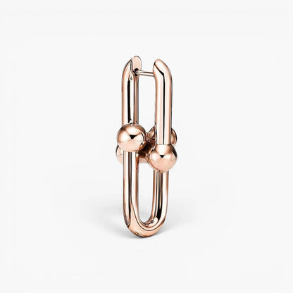 Bold Link Drop Earrings | Gold-Tone Statement Jewelry 9