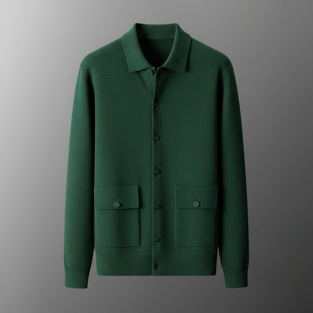 Cardigan Ronan | Cardigan Homme Boutonné en Maille Dense