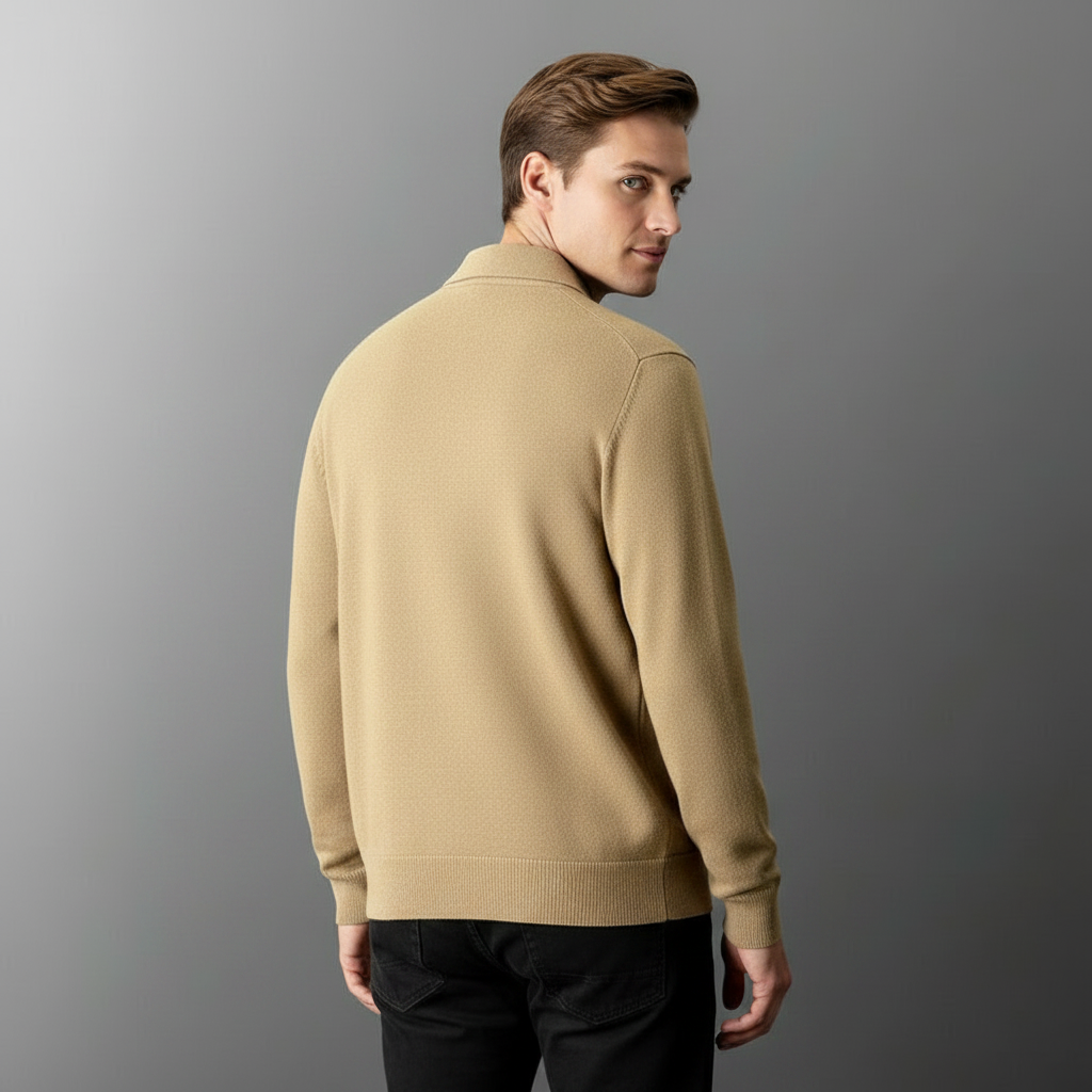 Cardigan Ronan | Cardigan Homme Boutonné en Maille Dense