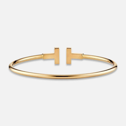 Celeste T Cuff Bracelet | Minimalist Open Cuff Jewelry 2