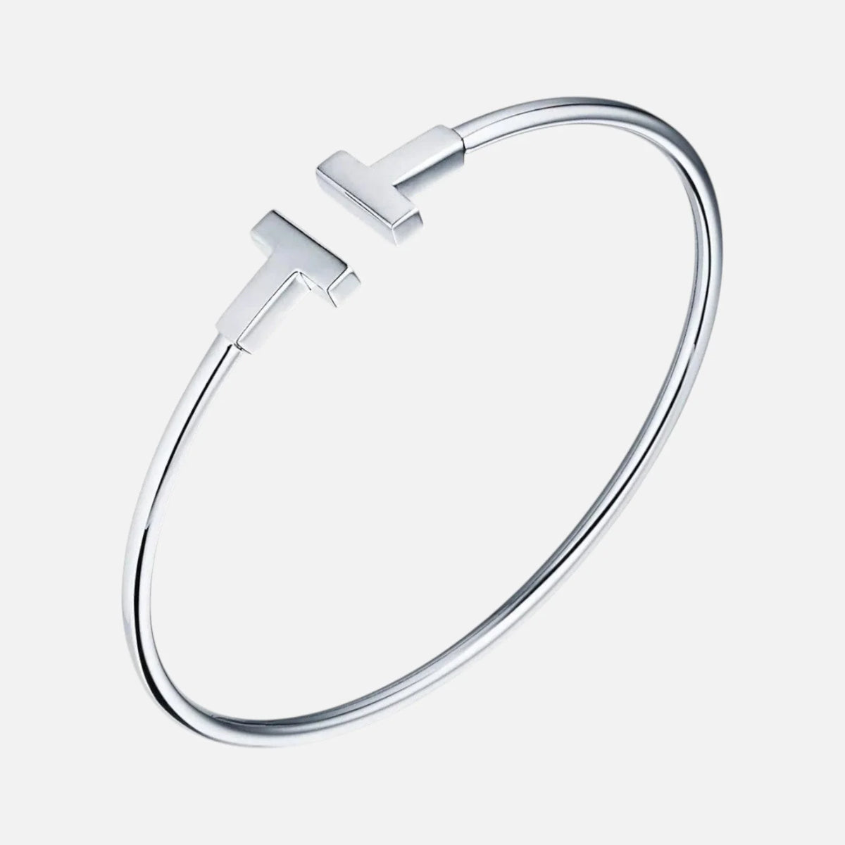 Celeste T Cuff Bracelet | Minimalist Open Cuff Jewelry 4