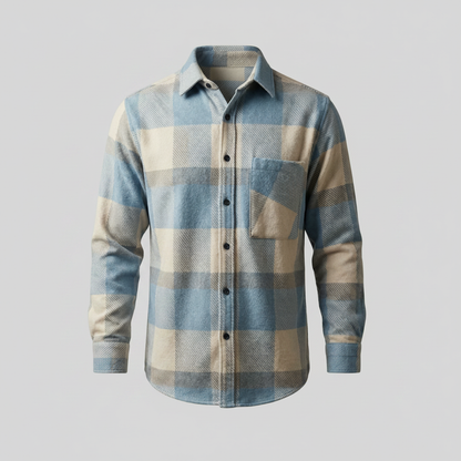 Chemise Homme Chaude Lars | Chemise Décontractée Polyvalente