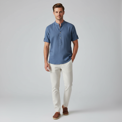 Chemise en Lin Homme Capri | Lin et Coton Respirant