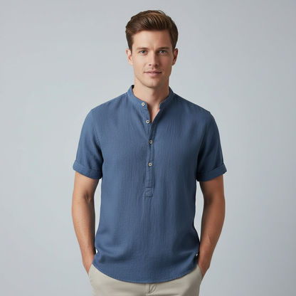 Chemise en Lin Homme Capri | Lin et Coton Respirant