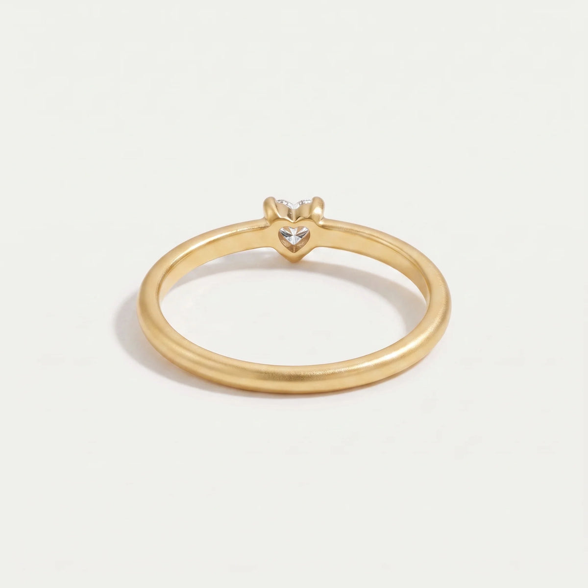 Dainty CZ Heart Stackable Ring | Stacking Rings Jewelry 1
