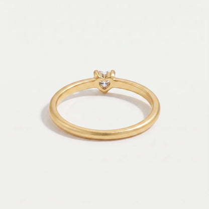 Dainty CZ Heart Stackable Ring | Stacking Rings Jewelry 1