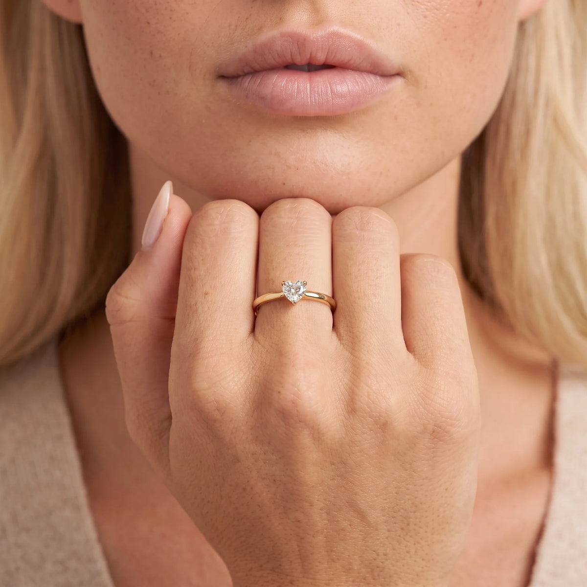 Dainty CZ Heart Stackable Ring | Stacking Rings Jewelry 3