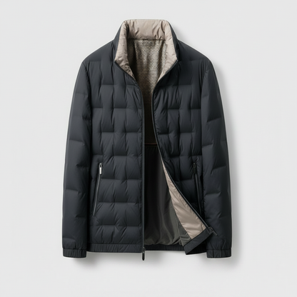 Doudoune légère pour homme | Veste d'hiver chaude et imperméable