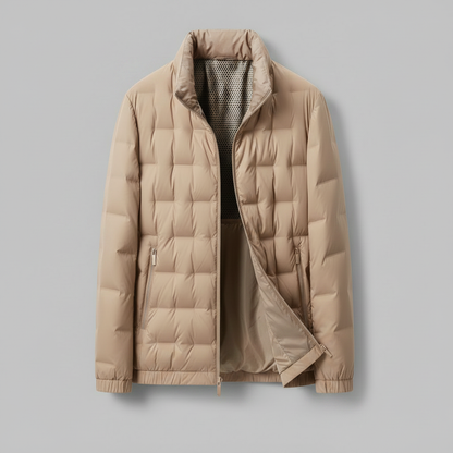 Doudoune légère pour homme | Veste d'hiver chaude et imperméable