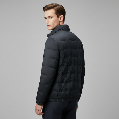 Doudoune légère pour homme | Veste d'hiver chaude et imperméable