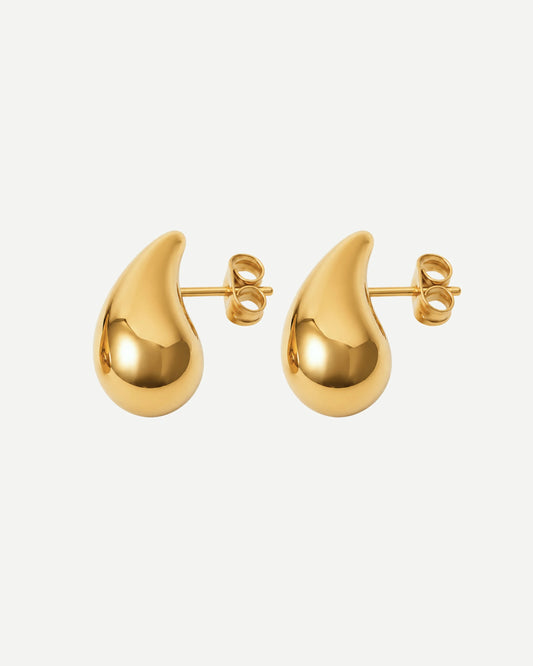 Eira | Gold and Silver Smooth Curve Earrings 0