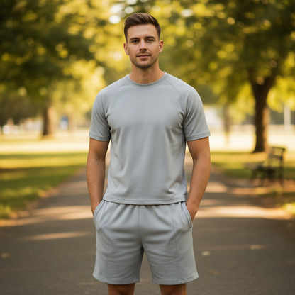 Ensemble Été Homme Lin | Short et Chemise Décontractés