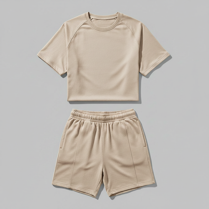 Ensemble Été Homme Lin | Short et Chemise Décontractés