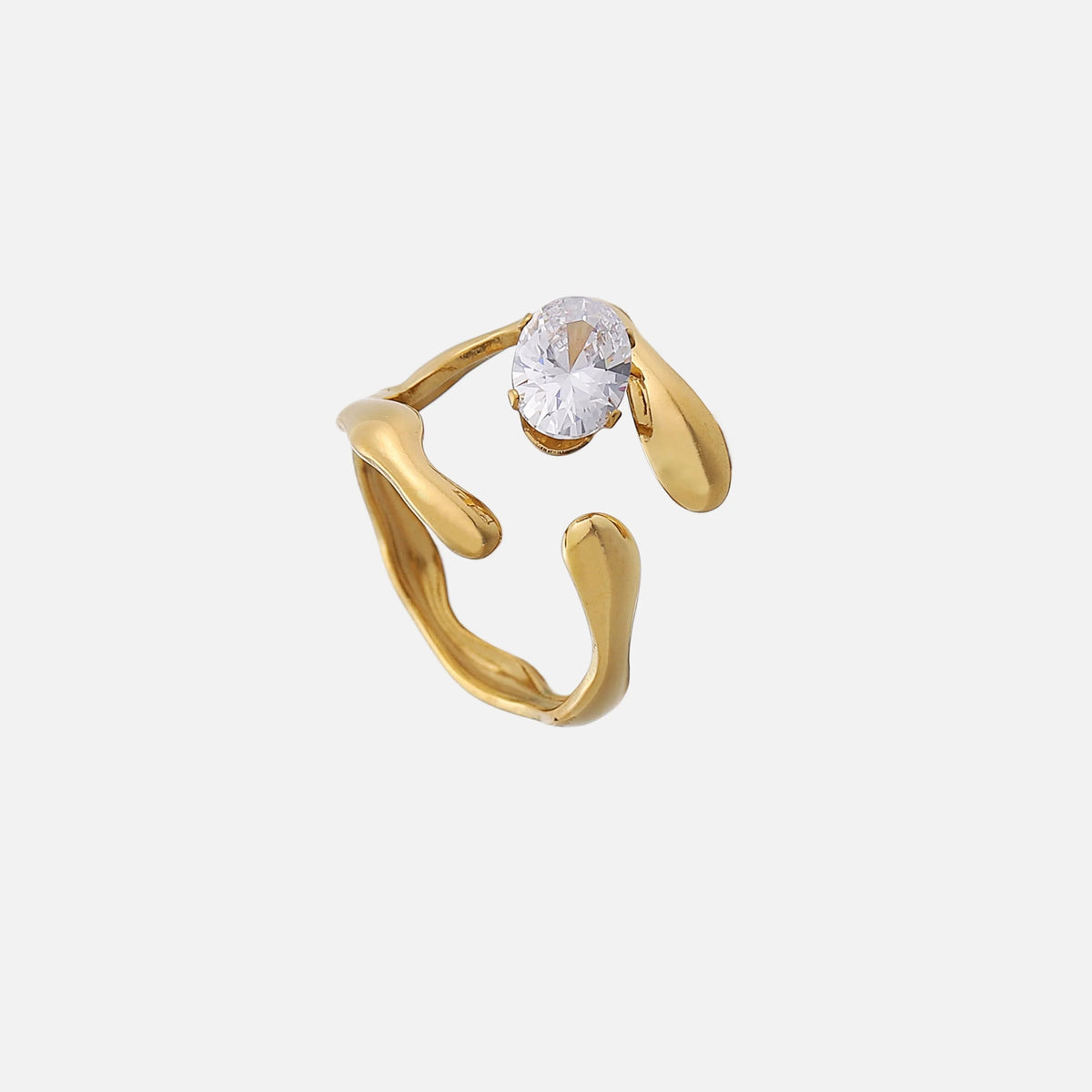 Hayla | Adjustable Silver Ring for Women 0