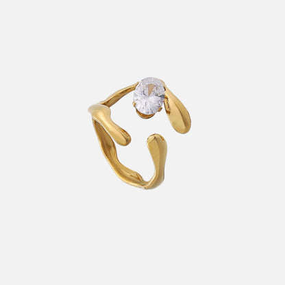 Hayla | Adjustable Silver Ring for Women 0