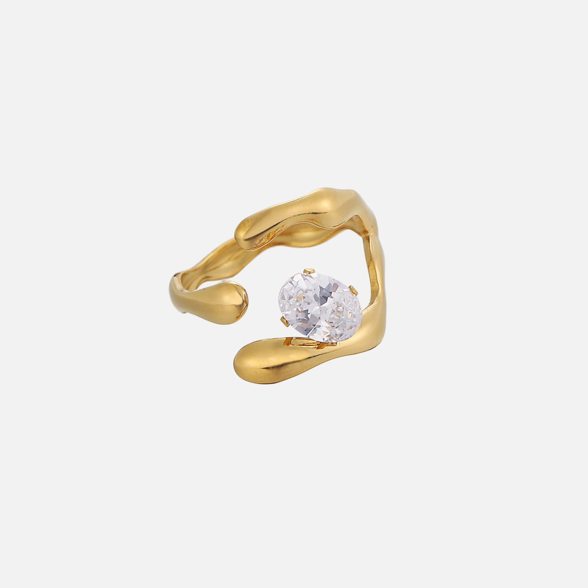 Hayla | Adjustable Silver Ring for Women 1