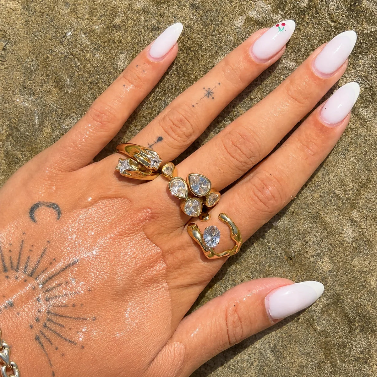 Hayla | Adjustable Silver Ring for Women 2