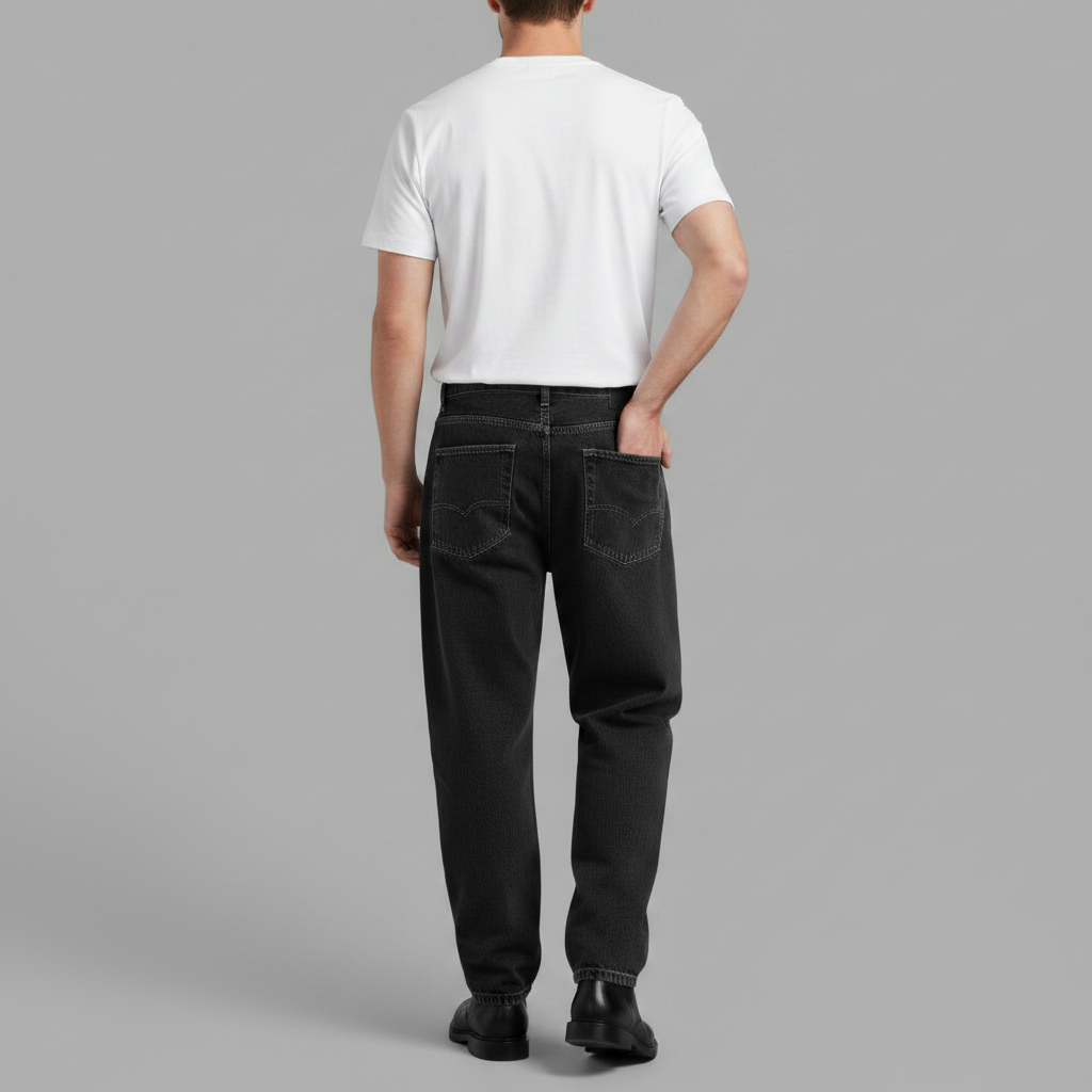 Jean Ample Confortable | Jeans Homme Urbain en Denim