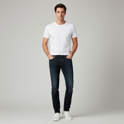 Jean Confortable Homme | Coupe Droite Denim Durable