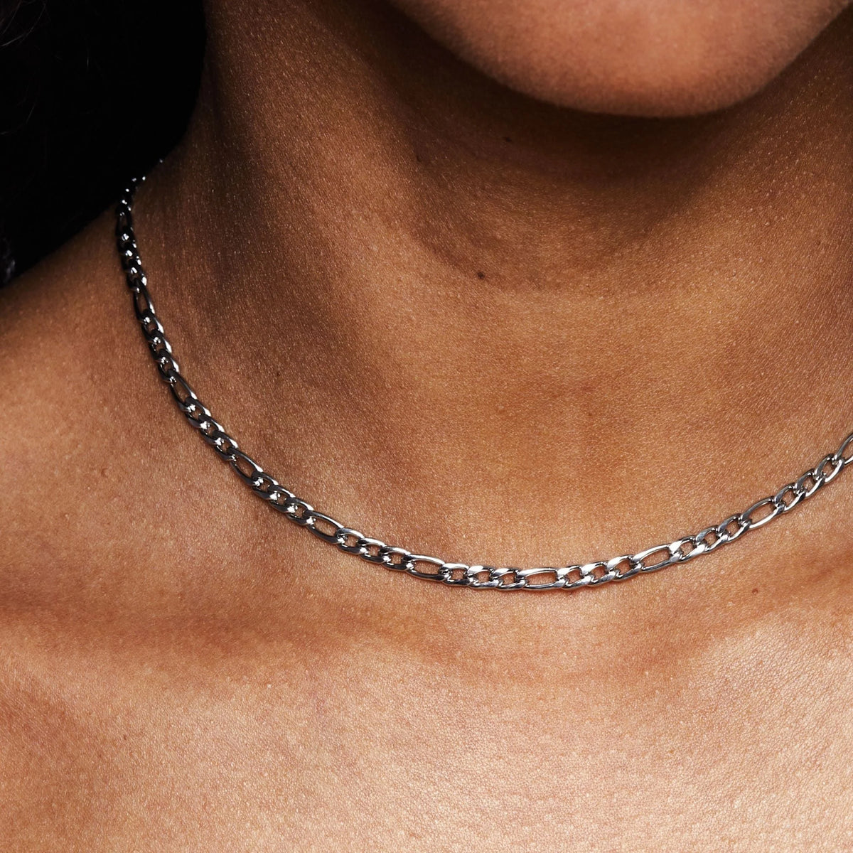 Lola | Minimalist Silver Choker Necklace for Women 6