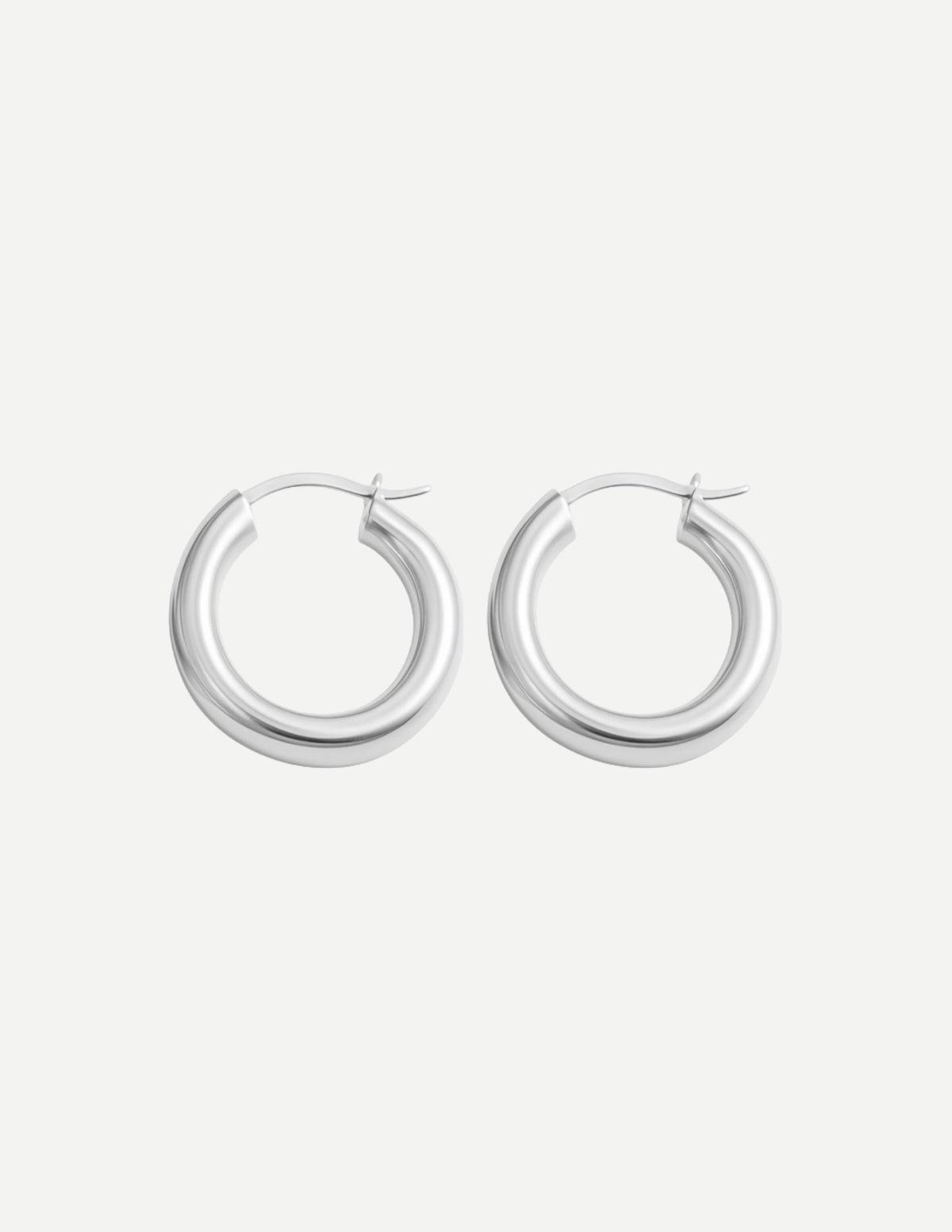 Noor | Classic Hoop Earrings Gold Silver 1