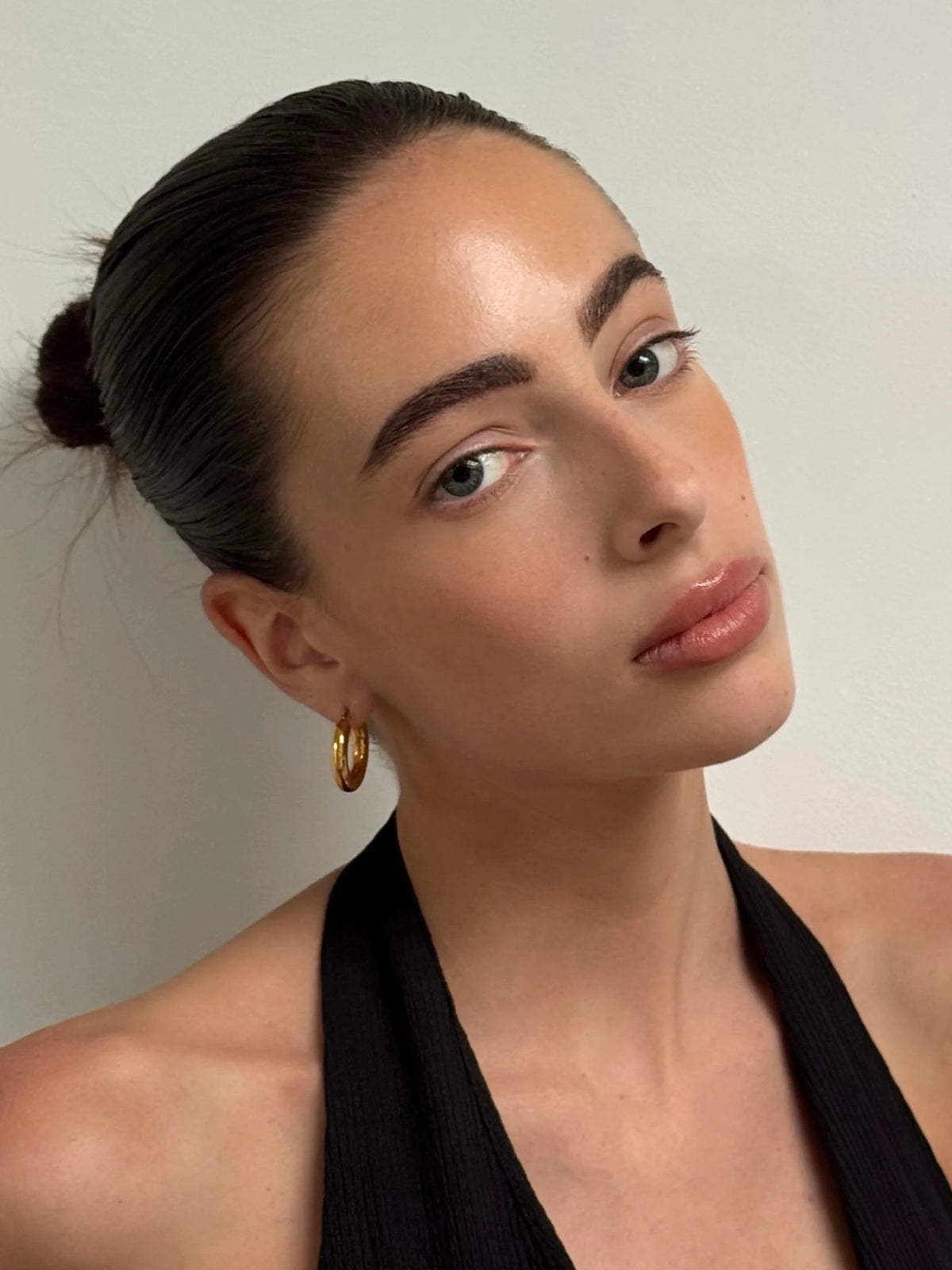 Noor | Classic Hoop Earrings Gold Silver 2