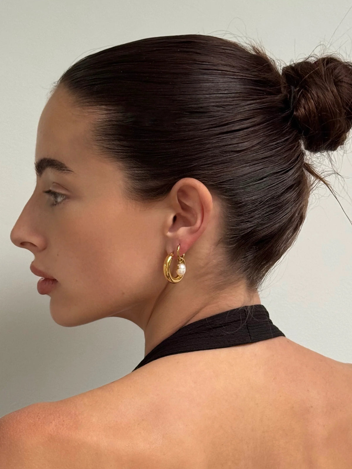Noor | Classic Hoop Earrings Gold Silver 3
