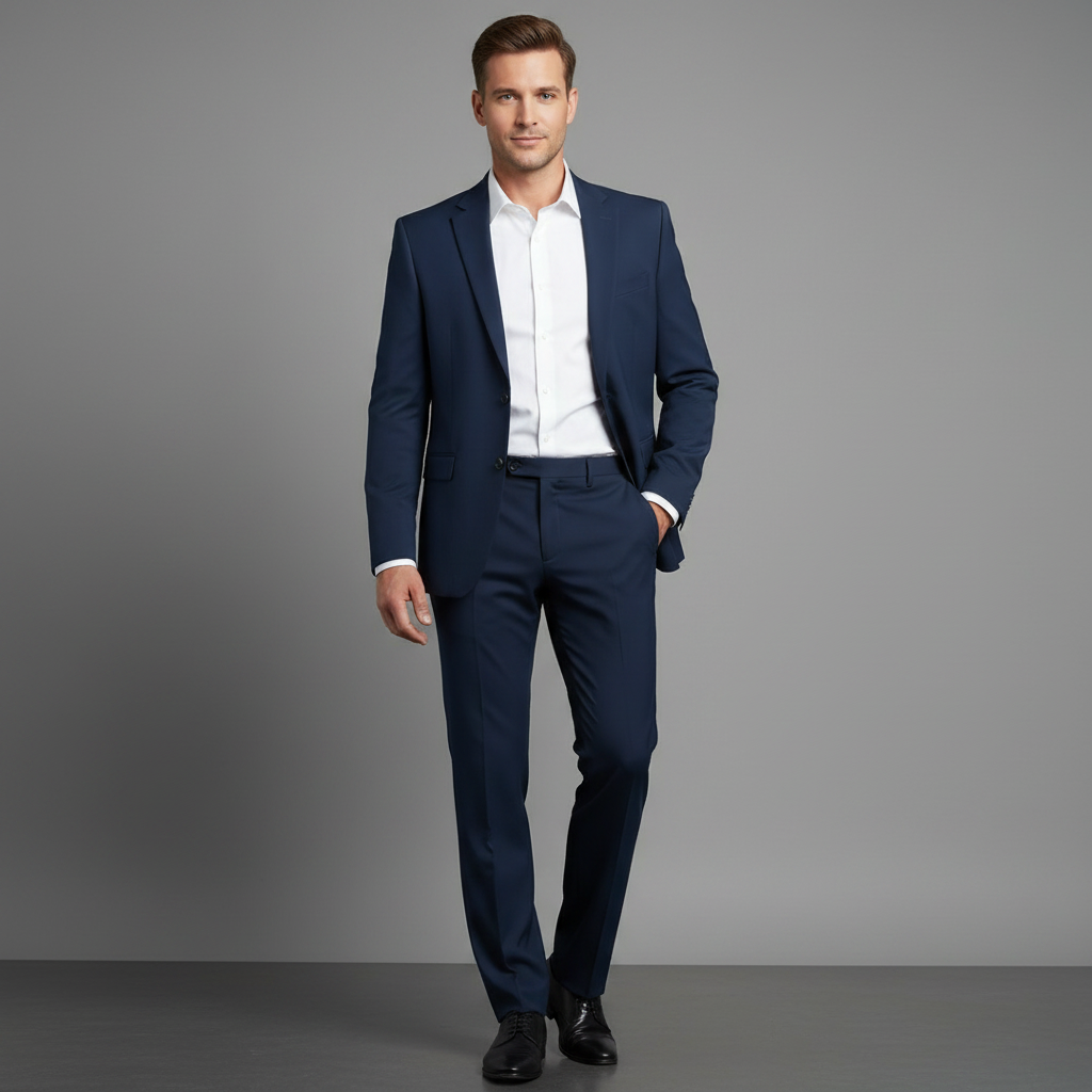 Pantalon Business Homme Coupe Droite | Pantalon en Polyester