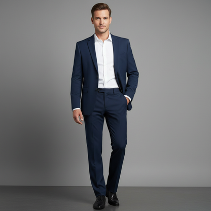 Pantalon Business Homme Coupe Droite | Pantalon en Polyester