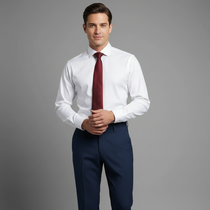 Pantalon Business Homme Coupe Droite | Pantalon en Polyester
