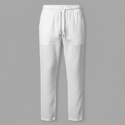 Pantalon Lin Homme | Pantalon d'Été Classique Aéré