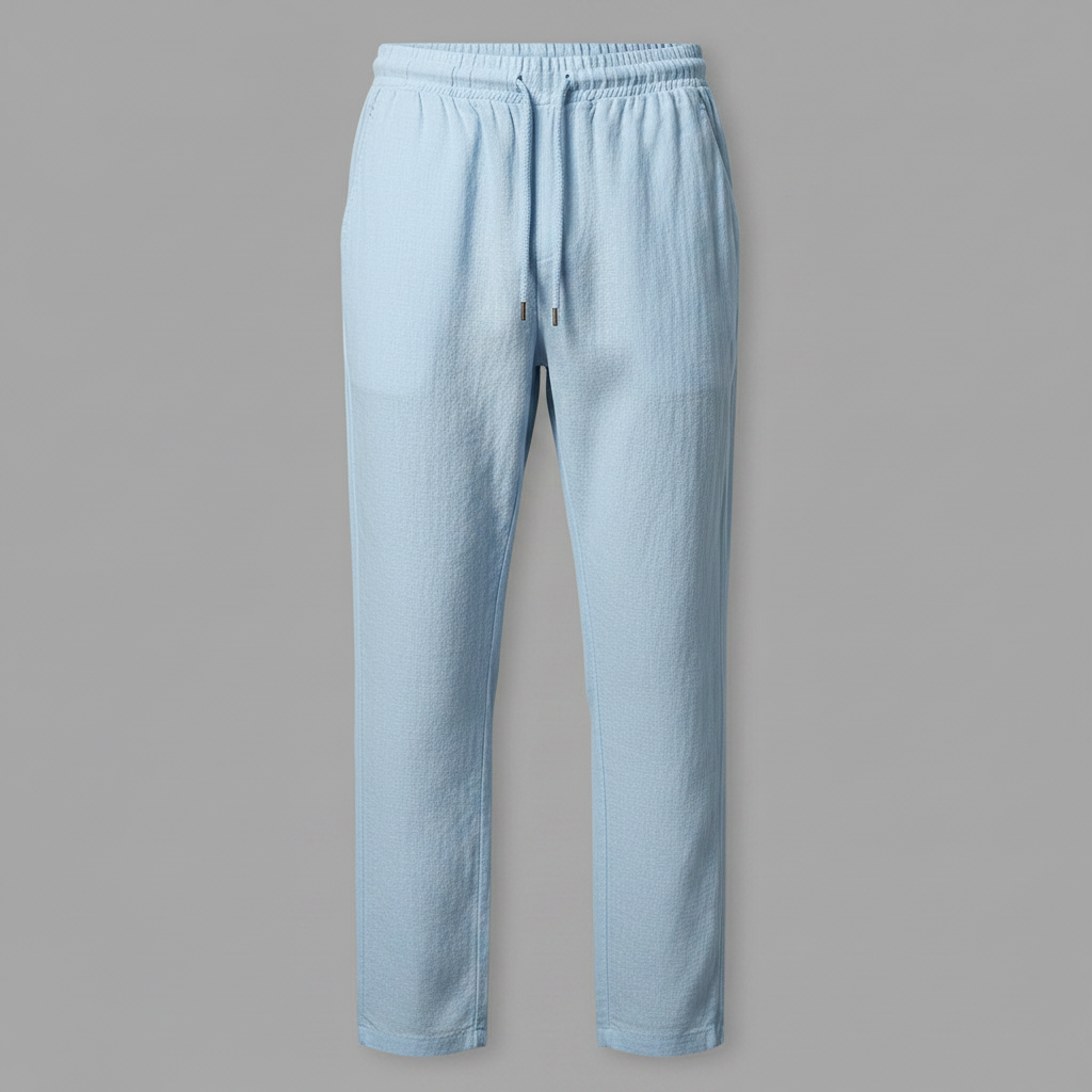 Pantalon Lin Homme | Pantalon d'Été Classique Aéré