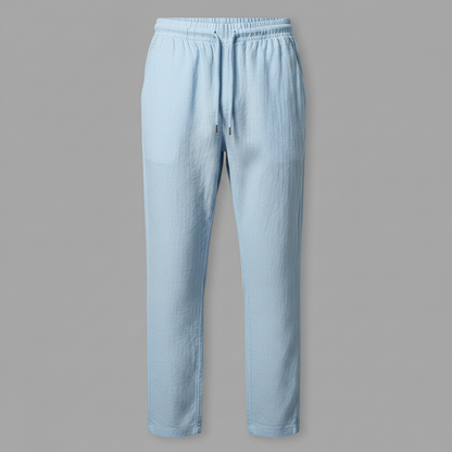 Pantalon Lin Homme | Pantalon d'Été Classique Aéré