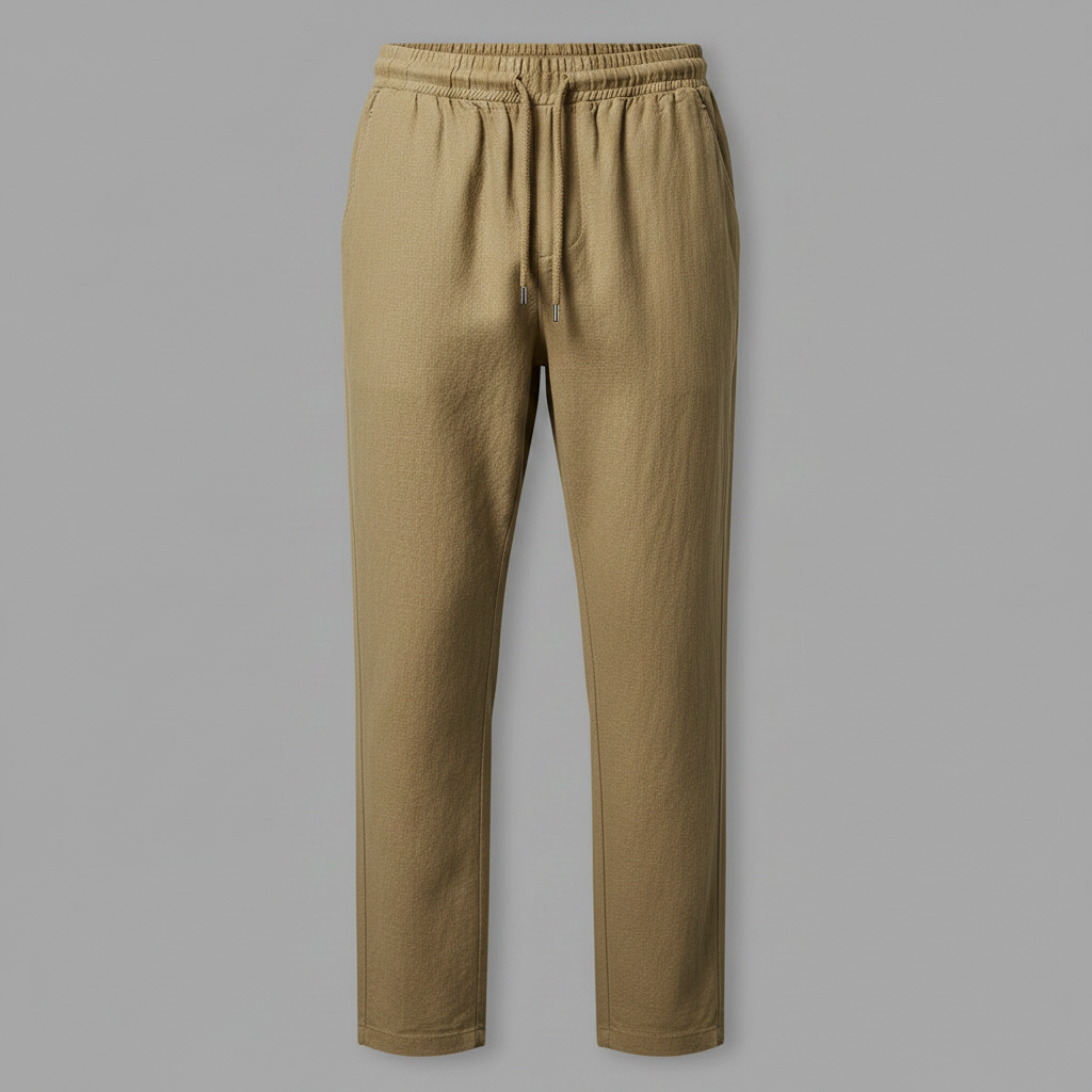 Pantalon Lin Homme | Pantalon d'Été Classique Aéré