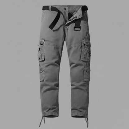 Pantalon cargo décontracté homme avec poignets ajustables
