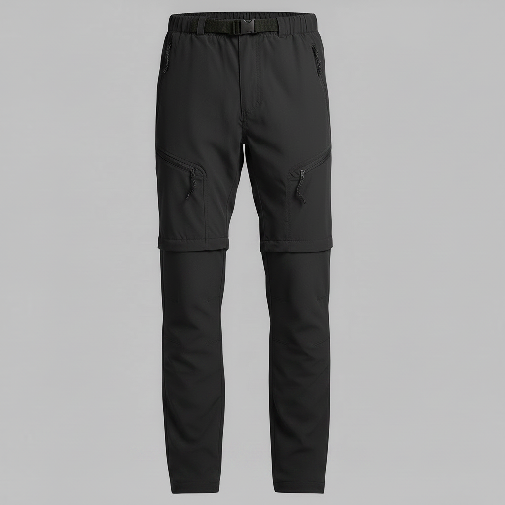 Pantalon d'extérieur zippé homme | Convertible et respirant