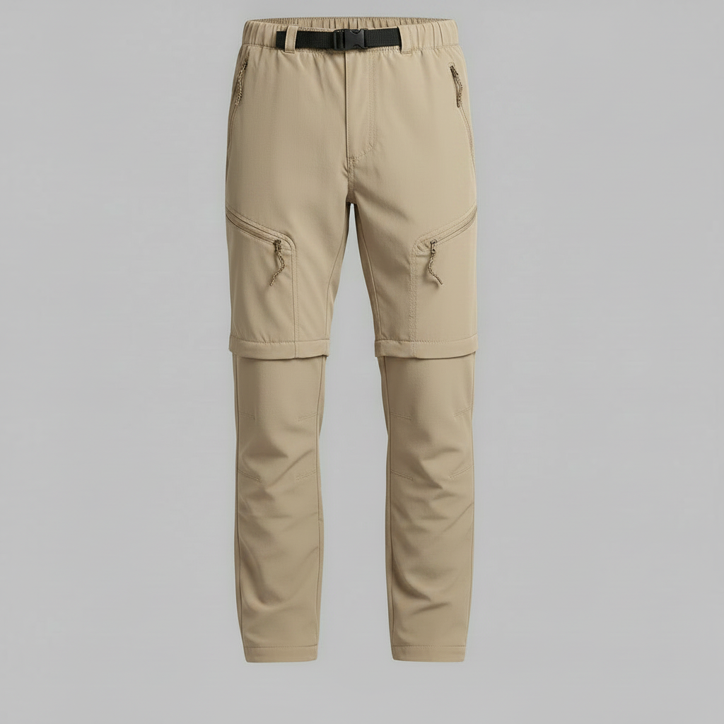 Pantalon d'extérieur zippé homme | Convertible et respirant