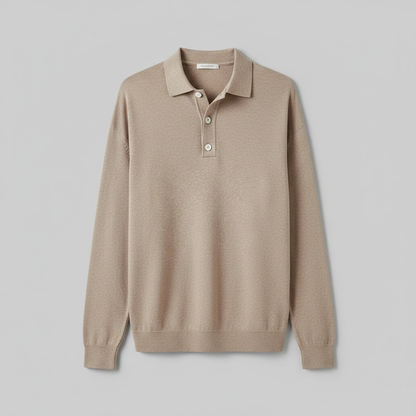 Polo Classique Homme Manches Longues | Chemise Confortable et Élégante